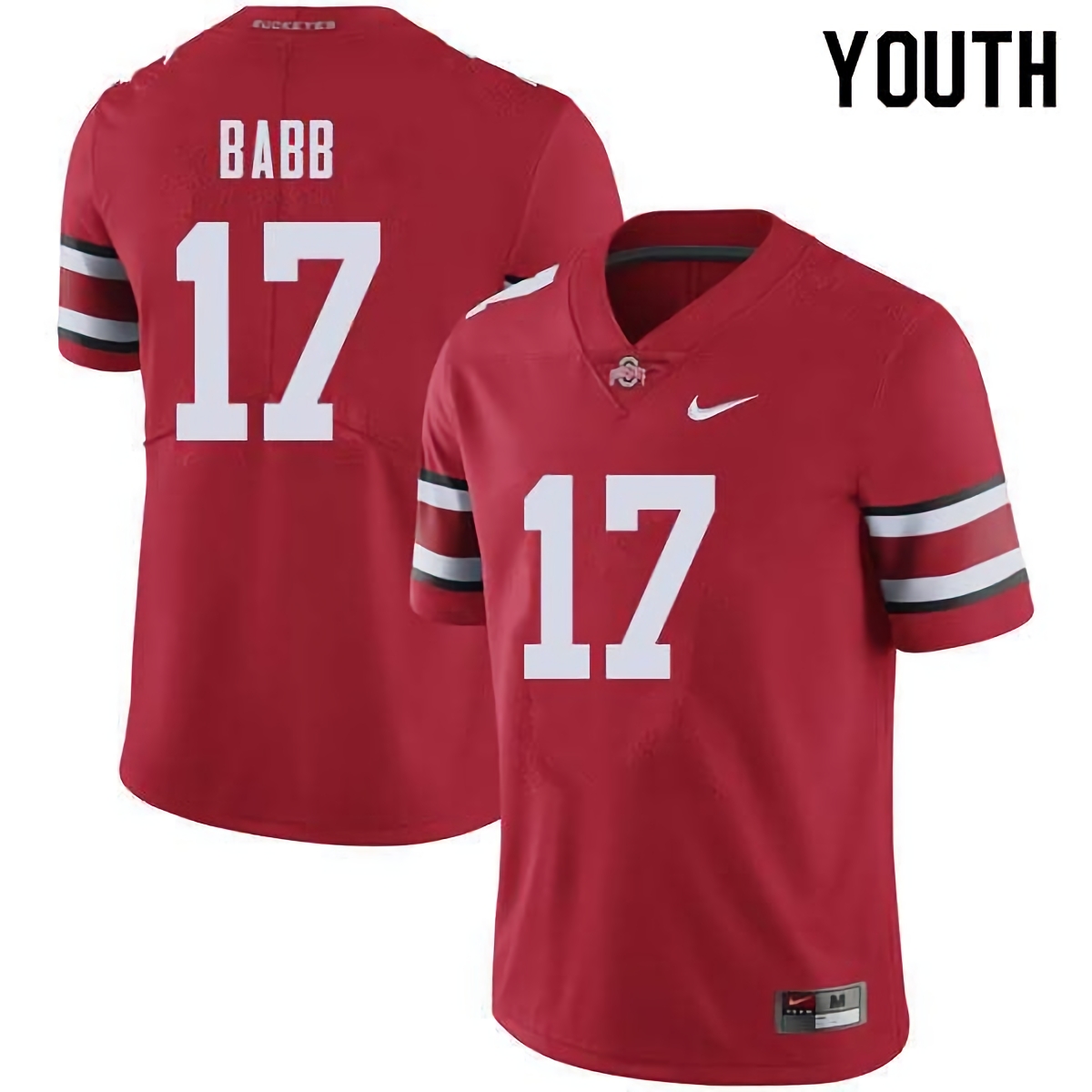 Kamryn Babb Ohio State Buckeyes Youth NCAA #17 Nike Red College Stitched Football Jersey XMY7456GX